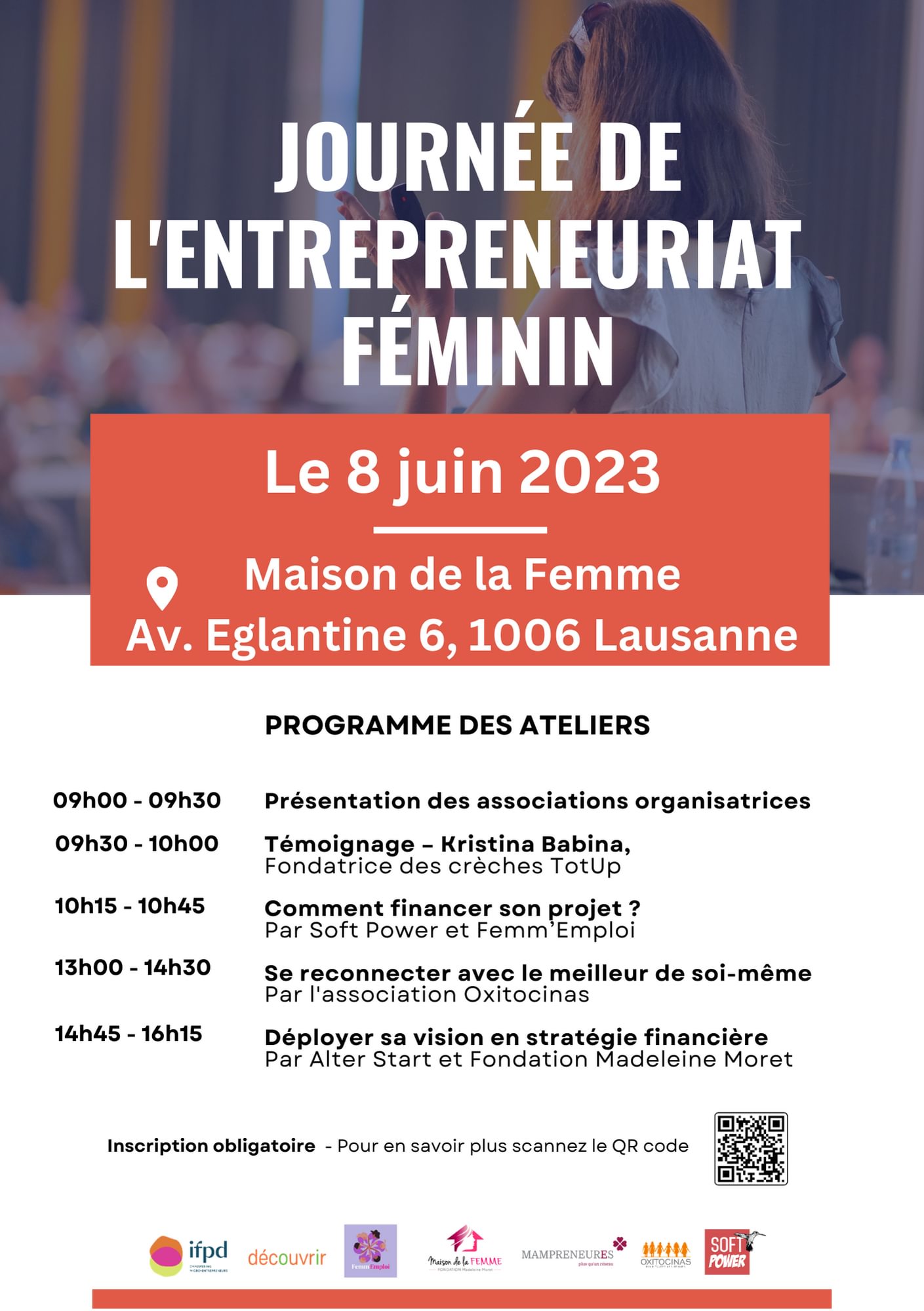 Journée de l'entrepreneuriat féminin 2023 à Lausanne